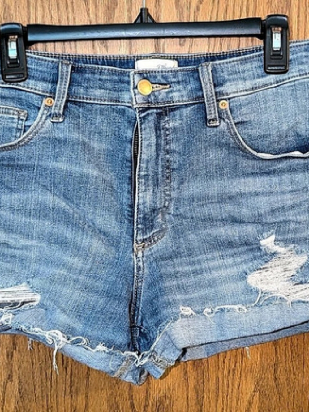 Universal Thread High-Rise Distressed Denim Shorts Distressed Denim Jean Shorts